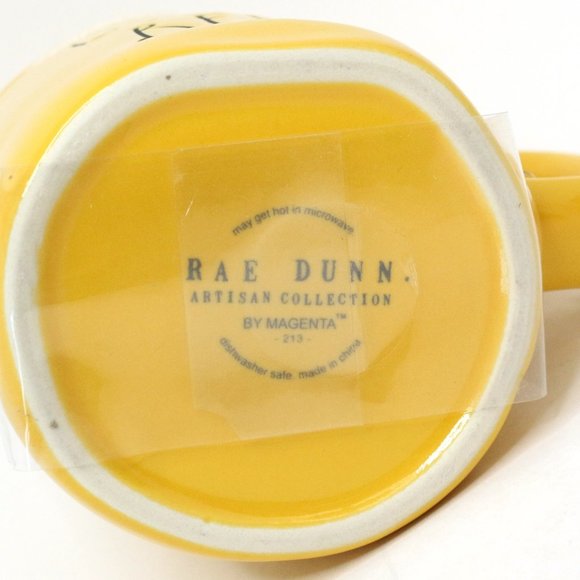Rae Dunn Yellow Mug BUSY BEE LL Magenta 2021 Sprin - Picture 5 of 5